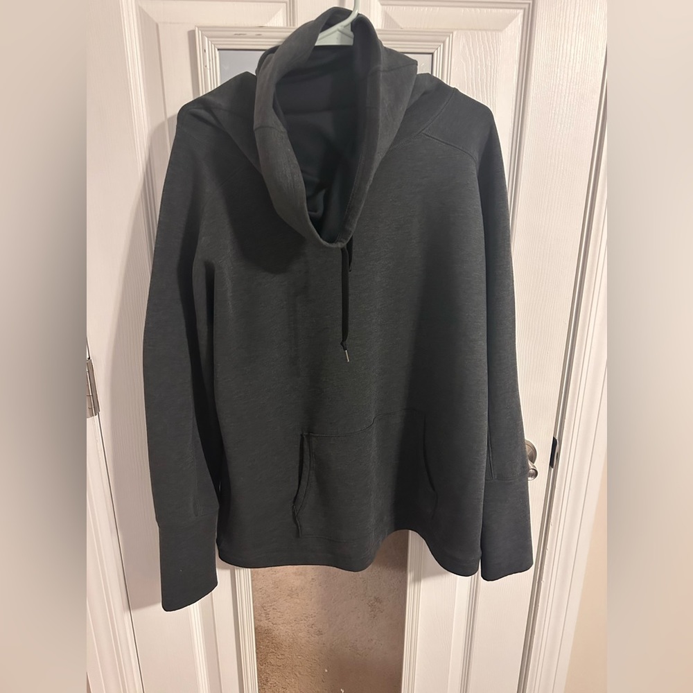 Cowl neck hoodie